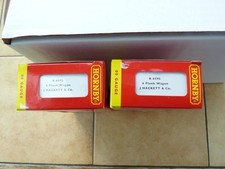 Hornby R6595 6 Plank wagon J Hackett and Co with load, boxed, good used