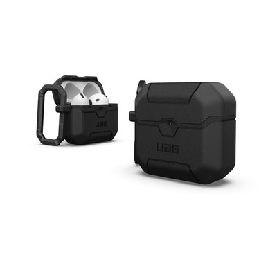 UAG AirPods 4th Gen Case Scout Rugged w/ Carabiner & Secure Lip Closure, Black