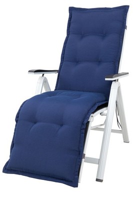 Auflage Relaxliege Florence 2148 dunkelblau 170x50x8 cm KETTtex