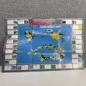 Final Fantasy (Nintendo system) COMPLETE NES GAME & BOX & MAP & MANUAL - TESTED