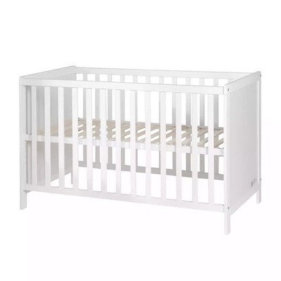 roba Kinderbett Babybett Hamburg Beistellbett Weiß Holz Lattenrost Kinderbett