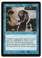 Power Sink #78 (LP) Tempest TMP Magic MTG