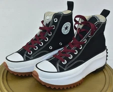 Converse Run Star Hike Hi Platform Women's Shoes Size 5.5 Black Sneakers