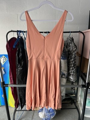 ABS by Allen Schwartz Skate Dress Peach Size Medium
