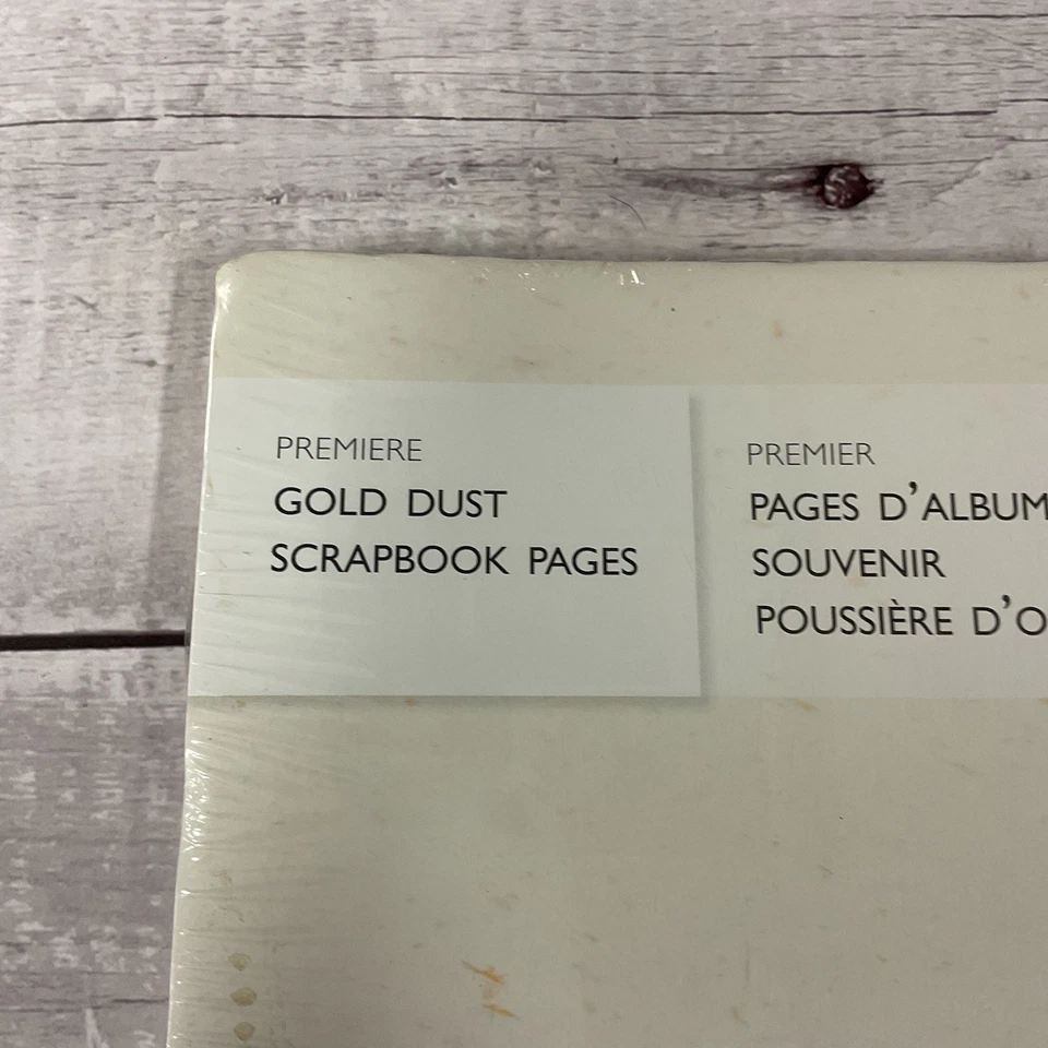 Repuesto álbum de recortes Creative Memories Gold Dust 12 X 12 15 páginas estilo original Foto 2 de 4