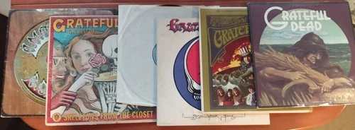 lp 6 Lot Grateful Dead, American, Skeletons, Europe,Skull, Steal, Wake Flood