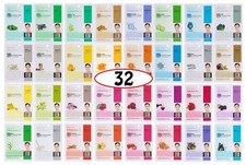 Korean Collagen Face Mask   16 Count Pack of 2 , Set A B2 32 Colors