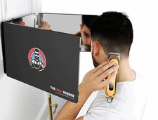 360 Trifold Mirror for Self Haircuts - Adjustable 3-Way Barber System