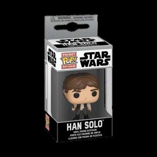 Star Wars Funko POP Keychain Han Solo 2" Pocket Vinyl Figure Collectible in Box