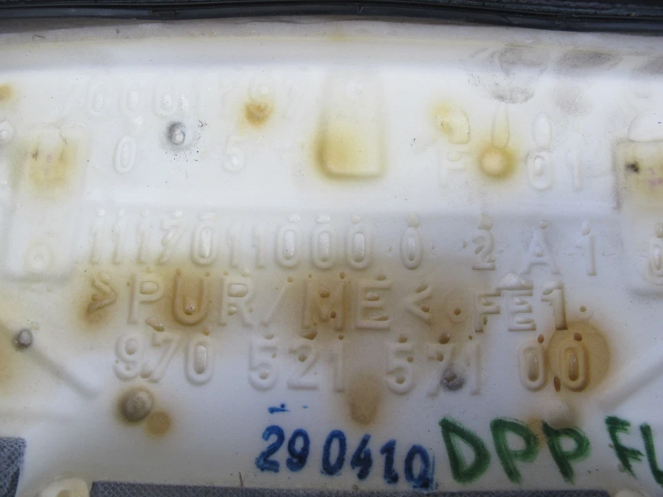 2010-2016 PORSCHE PANAMERA 970 FRONT LEFT DRIVER SIDE LOWER BOTTOM SEAT CUSHION - Image 3 of 4