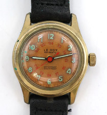Le Roy Men's Manual Watch Gold Plated, working