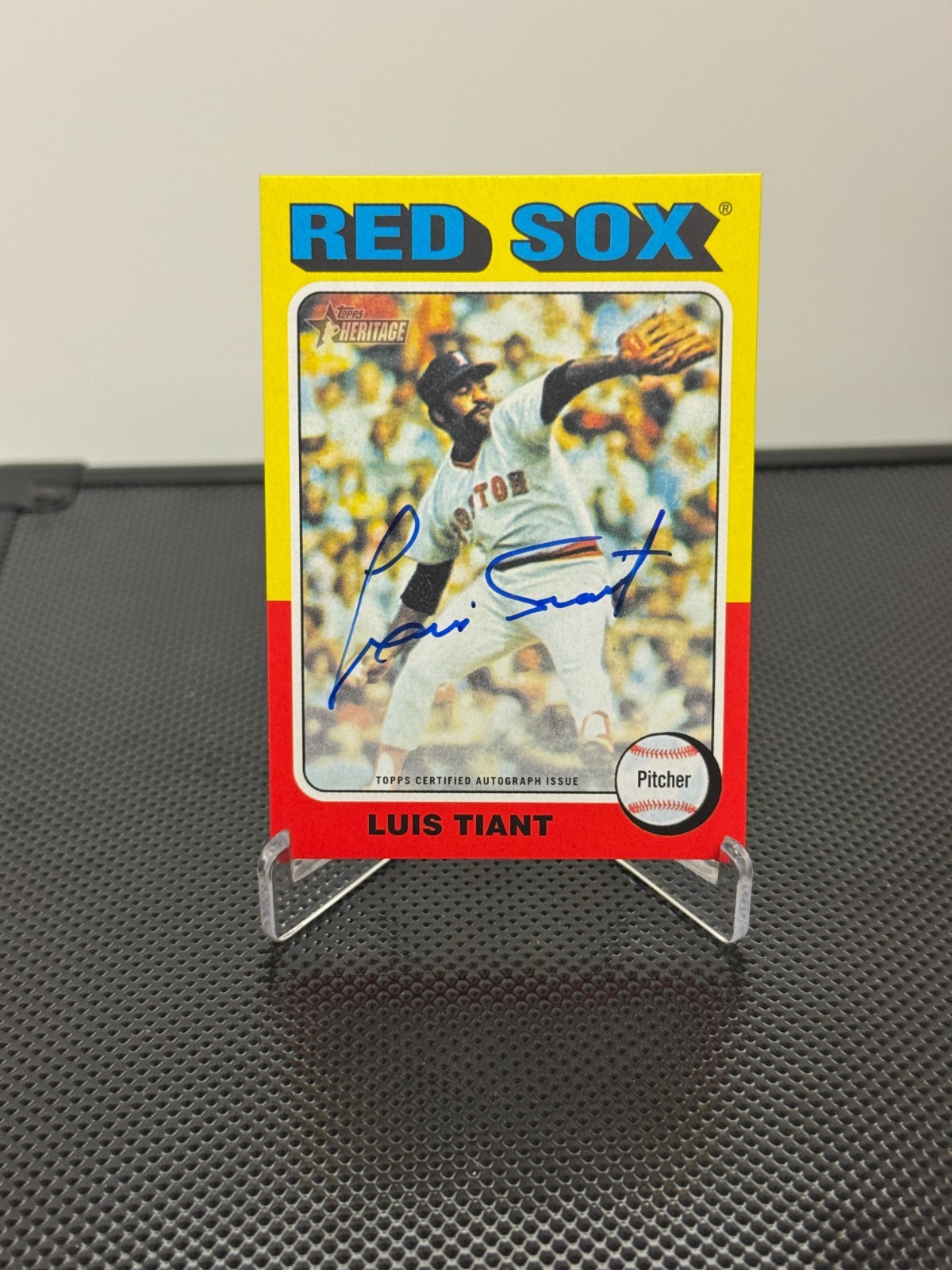 2024 Topps Heritage #ROA-LT Luis Tiant Real One Autographs