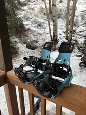 Nidecker OG Supermatic Snowboard Bindings - 2025/2026, Cyan, Medium