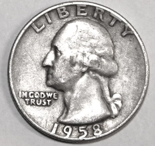 1958-D Washington Quarter - Extra Fine - #1908EA