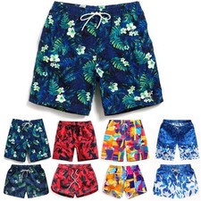 Mens Swimming Board Shorts Swim Surf Shorts Trunks Bermuda Beach Wear Quick Dry