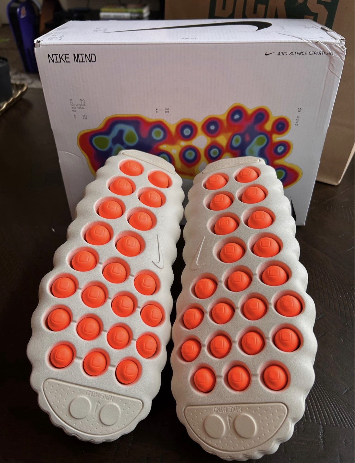 Nike Mind 001 Light Bone/Chrome Size 10 Only 250 Mind Science Department ￼ thumbnail 2