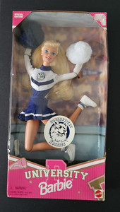 MATTEL Barbie Cheerleader University of Connecticut UCONN HUSKIES 1996-boxed