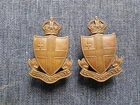 #157 – PAIR OF SOUTH LONDON VTC COLLAR BADGES - GAUNT