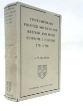 Contemporary Printed Sources: British & Irish Economic History (1963) (ID:68697)