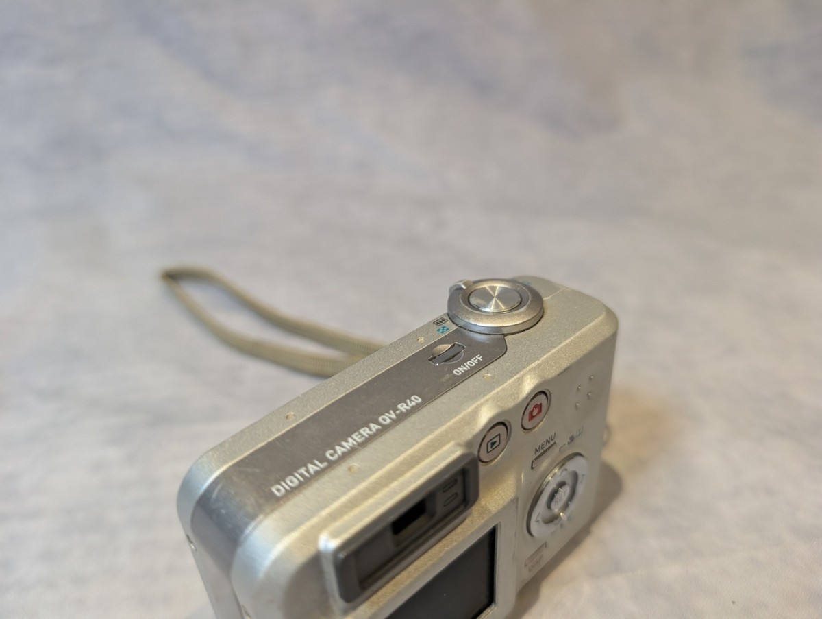Casio QV R40 4.0MP Digital Camera - Silver for sale online | eBay