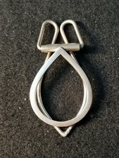 Pince À Billet En Argent Art Deco Poinçon Crabe