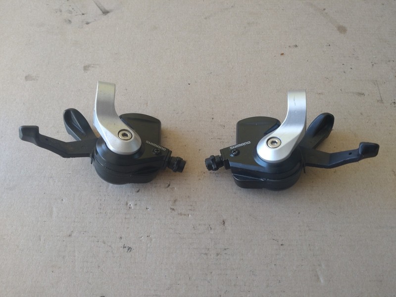 Retro Shimano STX/Alivio SL-MC40 Trigger Shifter Set 3 x 7 Serviced