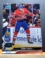 2023-24 Upper Deck Series 1 Hockey KIRBY DACH Canadiens #98 Deluxe #'d /250