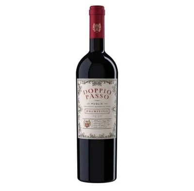 Doppio Passo Rotwein Primitivo Puglia halbtrocken Italien 1 x 0,75 L  Rotwein