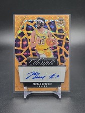 Jordan Goodwin 2024-25 NBA Panini Mosaic #MS-JGL Orange Fluorescent /25 Scripts