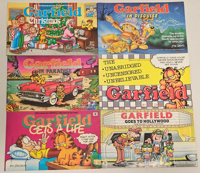 Garfield Comic Book Bundle by Jim Davis (6x Comics)