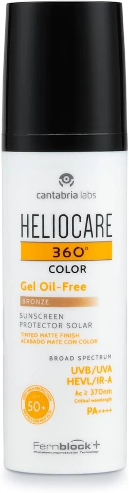 Heliocare 360 Colour Gel Oil-Free Bronze SPF50+ 50ml / Sunscreen For...  - Image 3 of 4