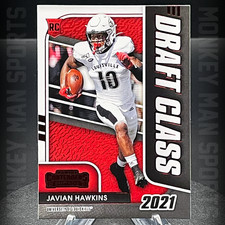 2021 Contenders Draft Picks - Javian Hawkins Rookie RC - DRAFT CLASS 24 RED FOIL