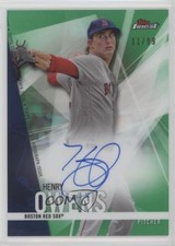 2017 Topps Finest Green Refractor 11/99 Henry Owens #FA-HO Auto 2r7