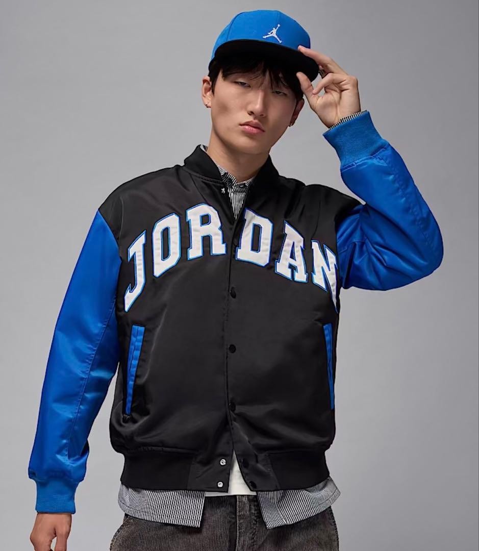 JORDAN Stadium Jacket Black/Blue thumbnail 2