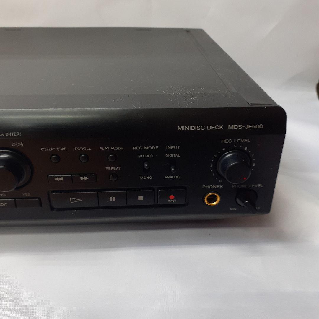 超希少❗️SONY MDS-JE500 MDデッキ　日本製　ソニー　リモコン付き Sony MDS-JE500 MiniDisc Deck Recorder Player Made in Japan