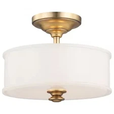 Minka Lavery 4172-249 2 Light Semi-Flush Ceiling Fixture