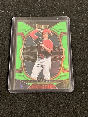 Druw Jones 2023 Panini Select Concourse Neon Green Prizm #d /75 Diamondbacks