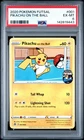 Pikachu on the Ball #001 PSA 6 Futsal Black Star Promo Graded Pokemon Card