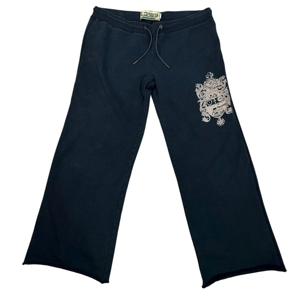 Pantalones deportivos vintage años 90 Y2K Gwen Stephani LAMB pierna ancha talla grande logotipo grunge Foto 2 de 4