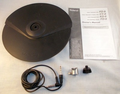 Roland CY-8 Dual Trigger Electronic Cymbal Pad Washer Stopper Cable Owner Manual