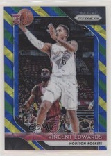 2018-19 Panini Prizm Choice Blue Yellow & Green Prizm Vincent Edwards #14 6a1