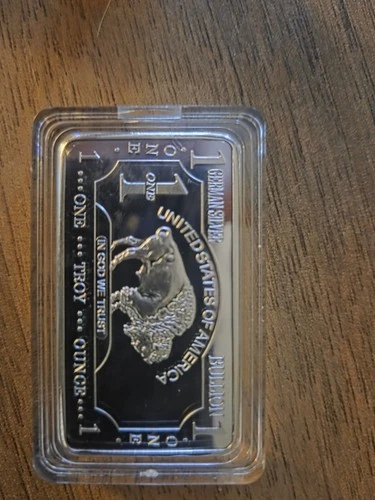 German Silver🙏🏿🐰🧀🙏🏼🔥🪺🦬🦬🦬 Buffalo 1 Troy Design 🔥🔥🔥No Reserve🔥🔥🔥