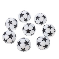 8Pcs Reusable Plastic Table Soccer Balls for Desktop Football Game Accessories