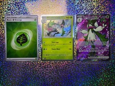 Pokemon TCG: Full Art 231/193 Meowscarada ex; Raro Holo 015/198 Meowscarada