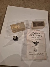 Vintage Herters Crow Call With Box And Calling Manual
