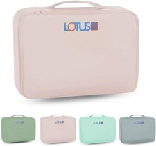MAKEUP BAG COSMETIC BAG FOR WOMEN ELEGANT TOILETRY BAG FOR WOMEN BRUSH ORGANIZER