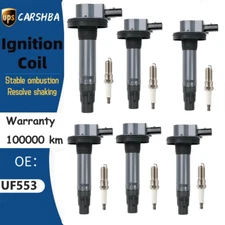 NEW 6x Ignition Coils +Spark Plugs Kit for 2008-2016 Ford Taurus Edge 3.5L UF553