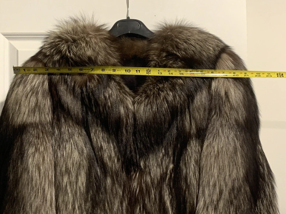 silver fox coat - Image 2 of 4
