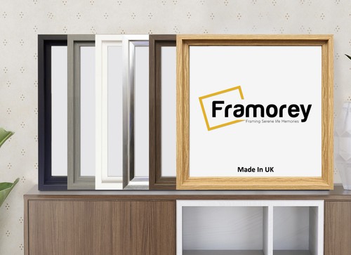 Sqaure Size Picture Frames Oslo Range With or Without White Mount - Picture 2 of 79
