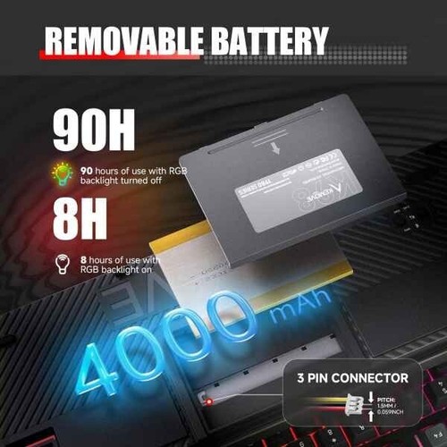 KEMOVE K98 Wireless Gaming Mechanical Keyboard with BT5.0/2.4G/Type-C,RGB Backli - Picture 4 of 6
